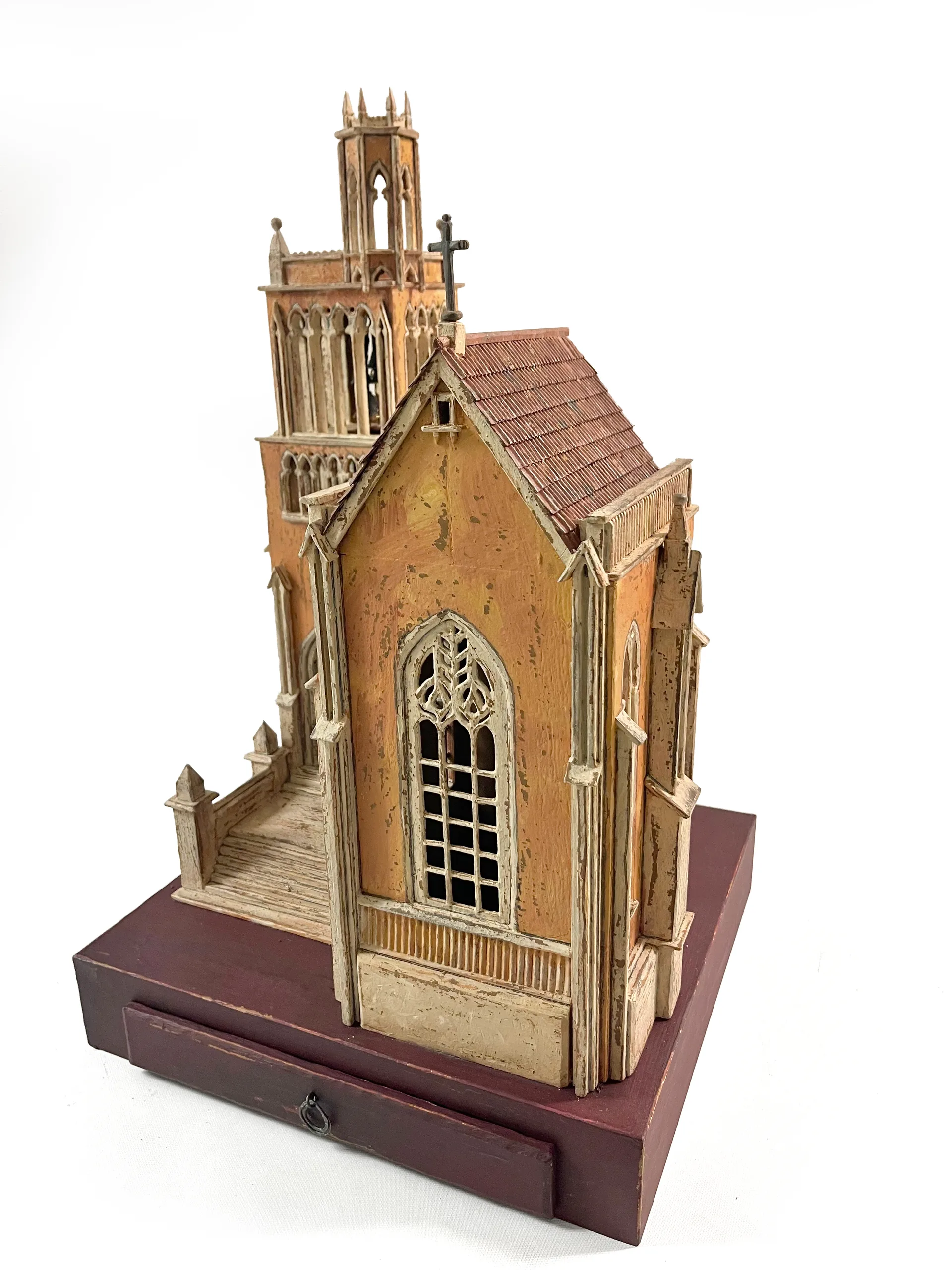 The Holy Cross Benedictine Abbey sculpture, alternate angle
