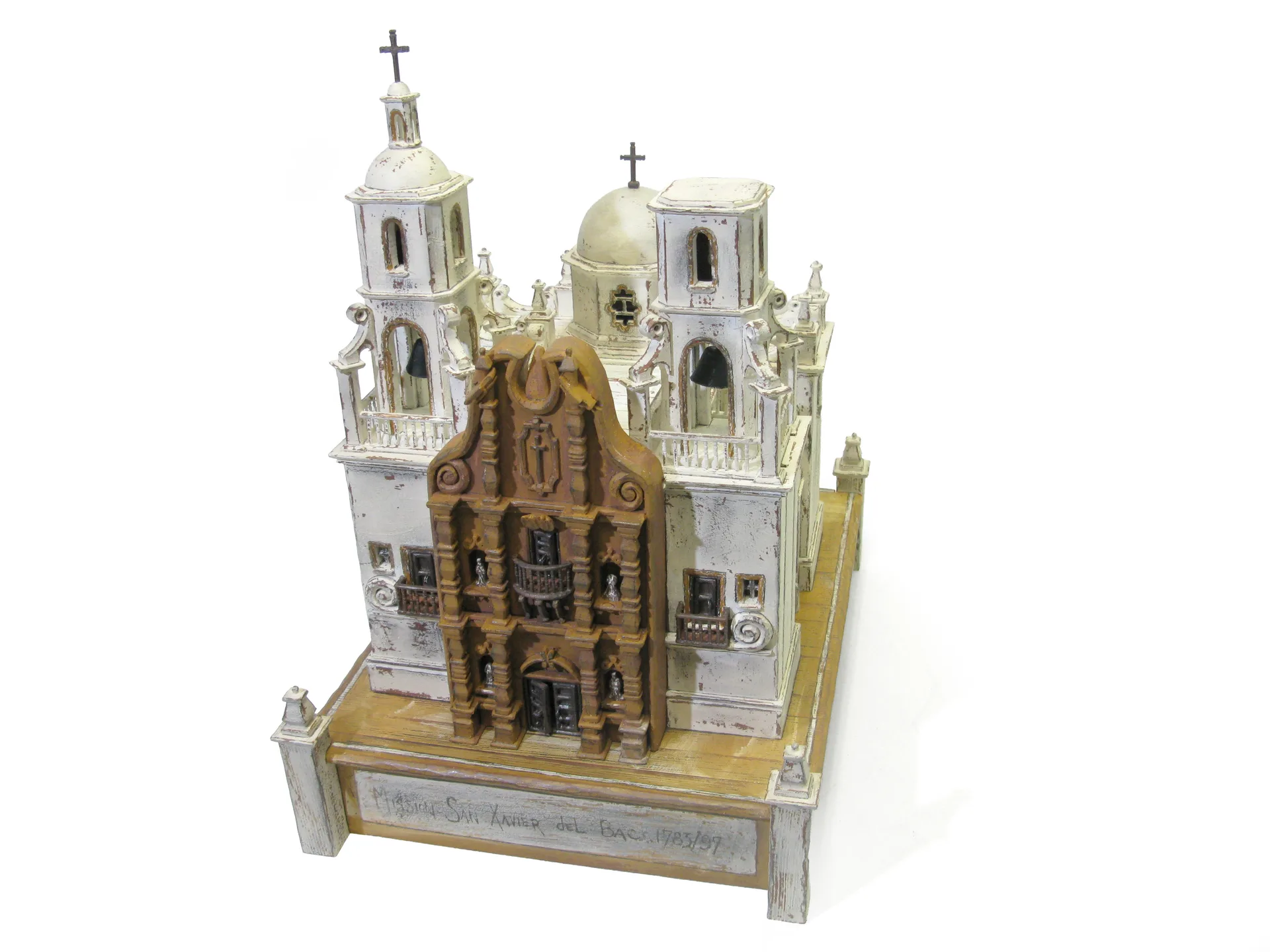Mission San Xavier del Bac sculpture, third view