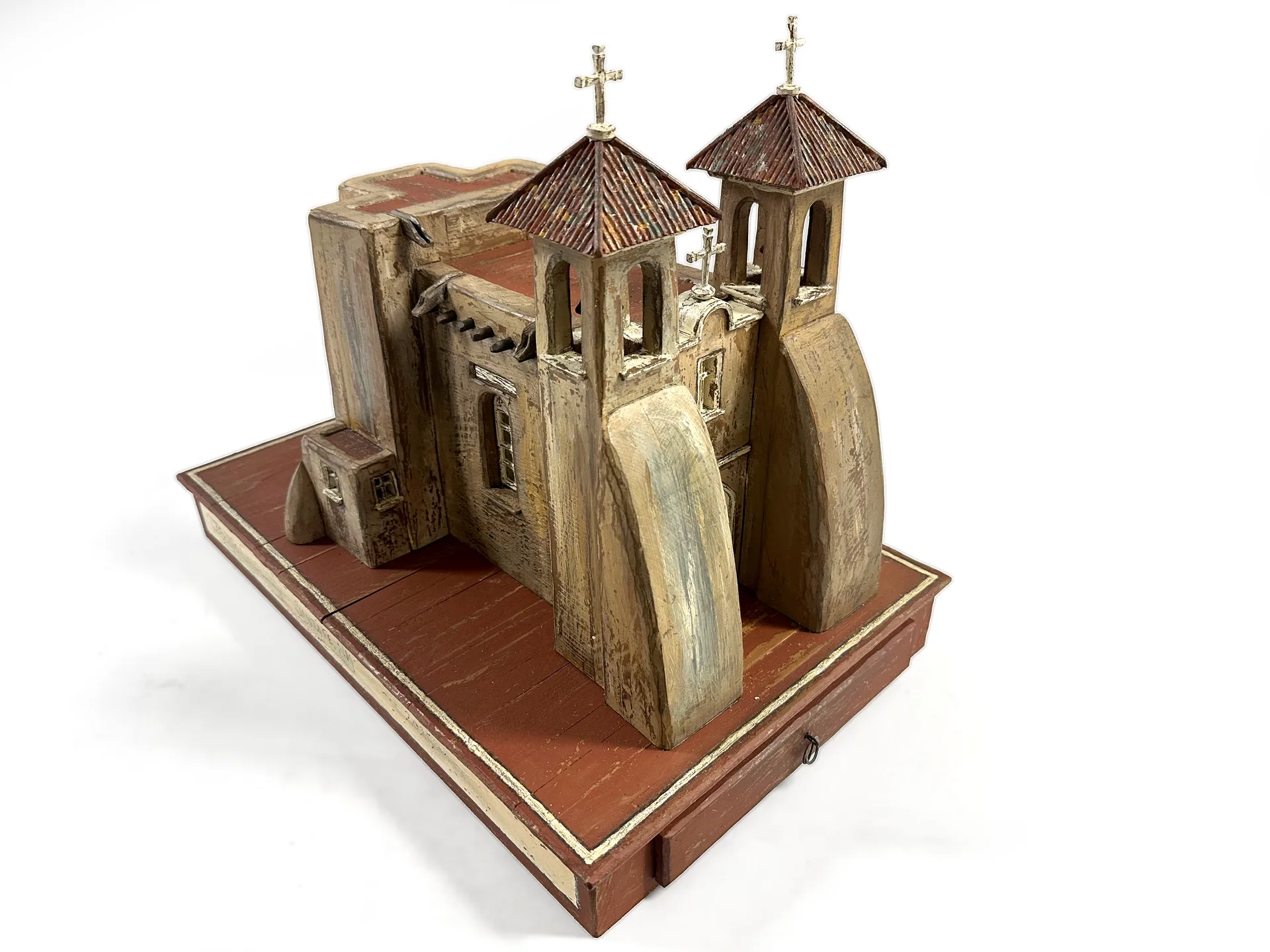 San Francisco de Asis sculpture, detail view
